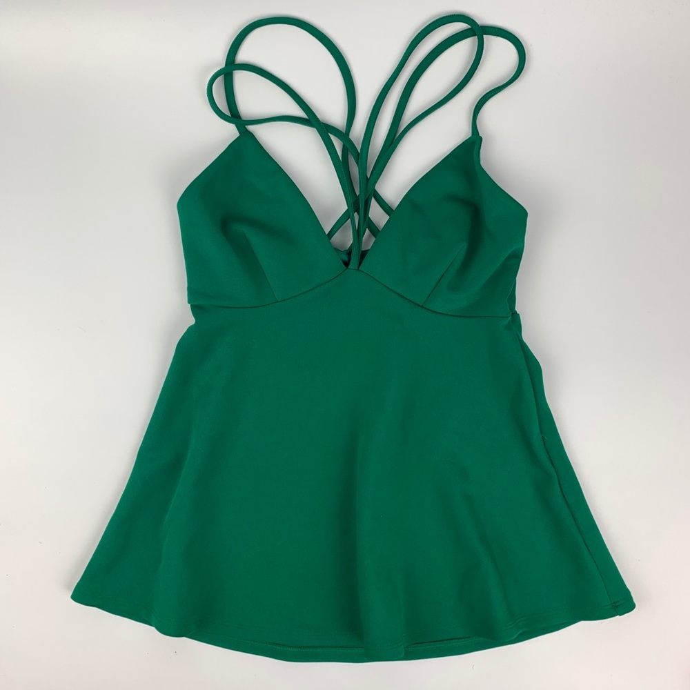 Express Strappy Empire‎ Waist Cami Green - Picture 5 of 8